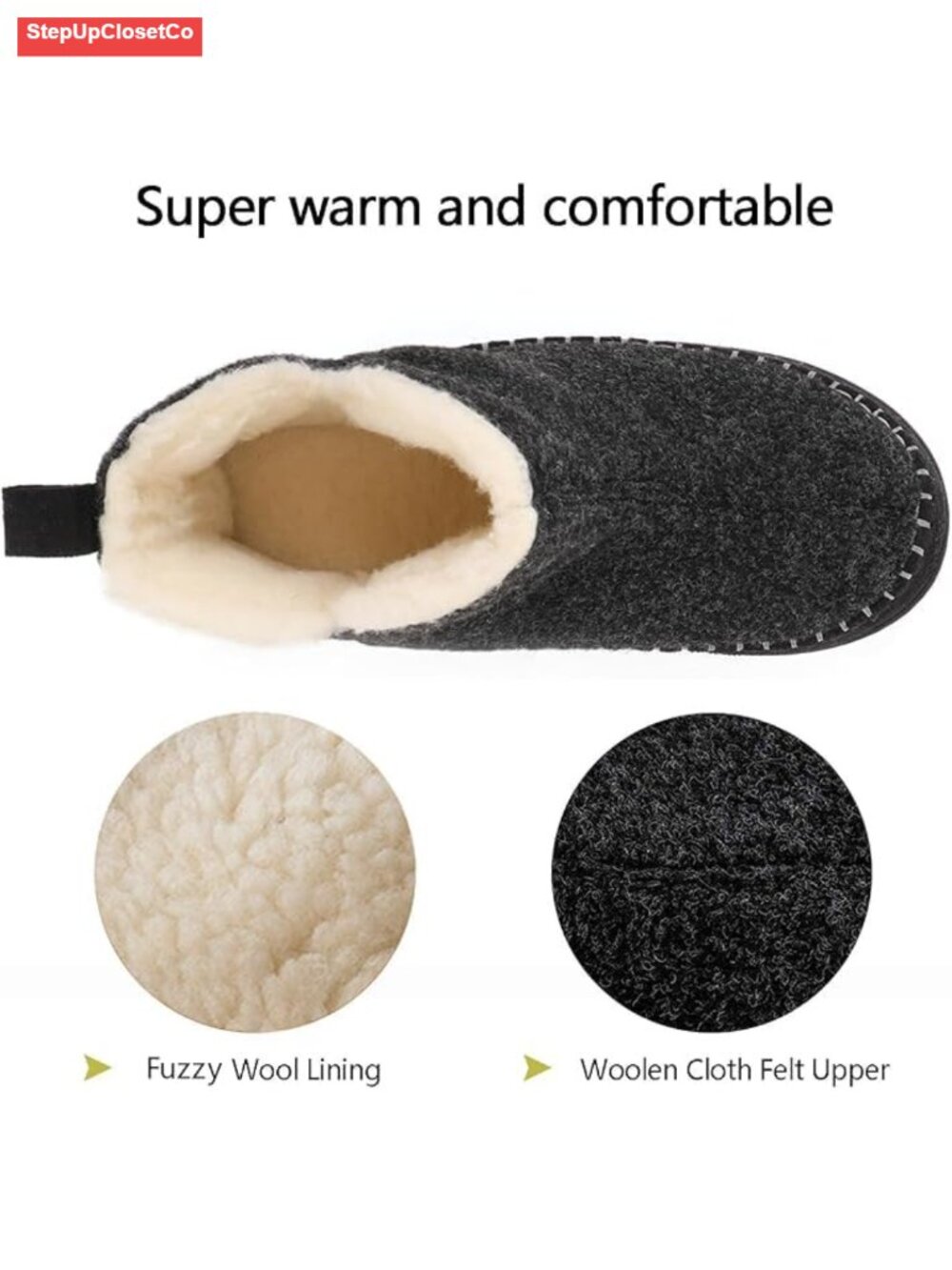 Women's Mocc Slippers Memory Foam House Shoes Machine Washable - Picture 5 of 6